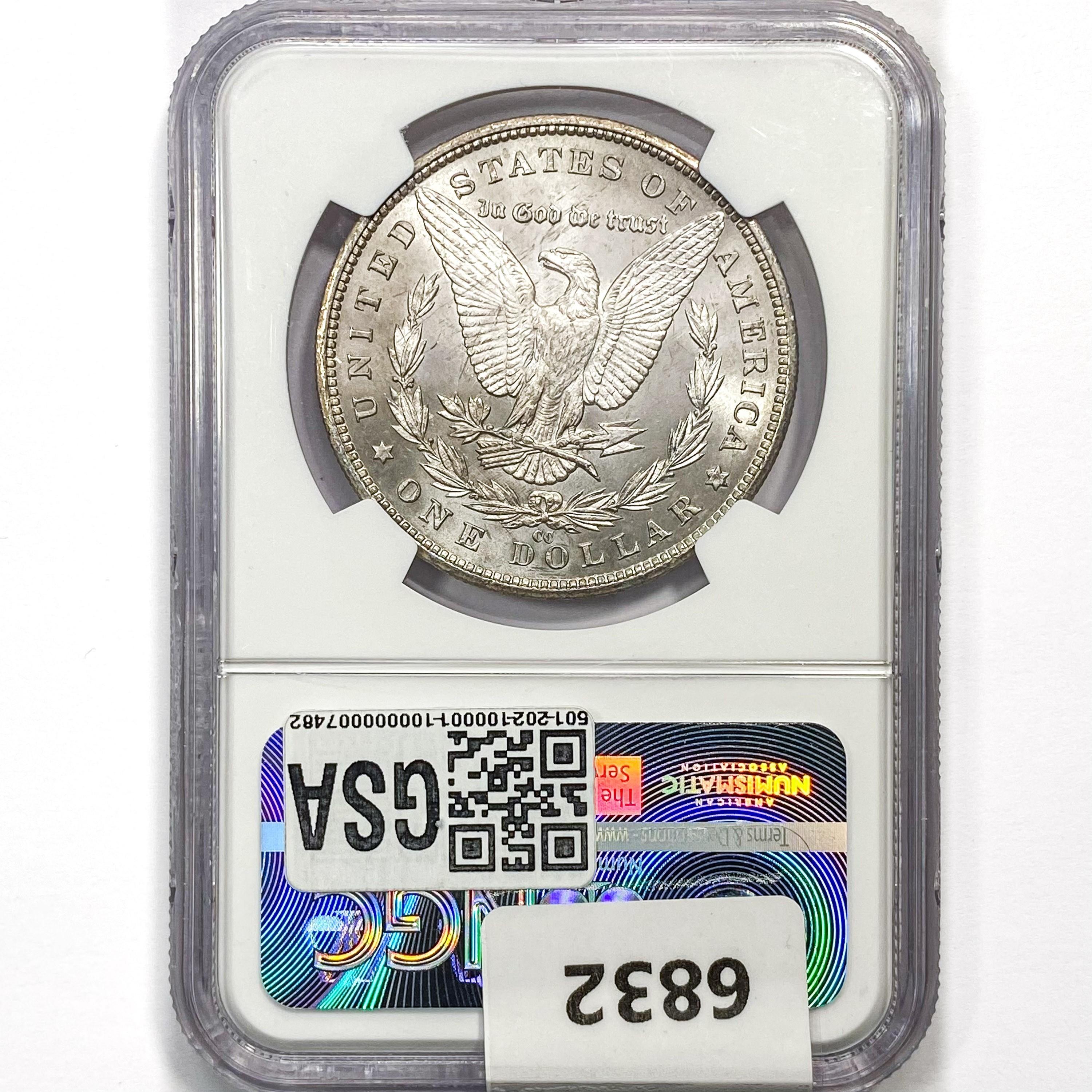 1883-CC Morgan Silver Dollar NGC MS64+