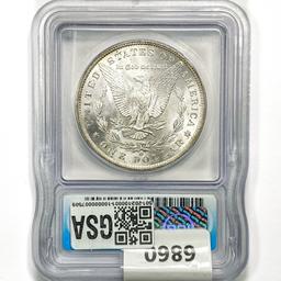 1885-O Morgan Silver Dollar ICG MS65