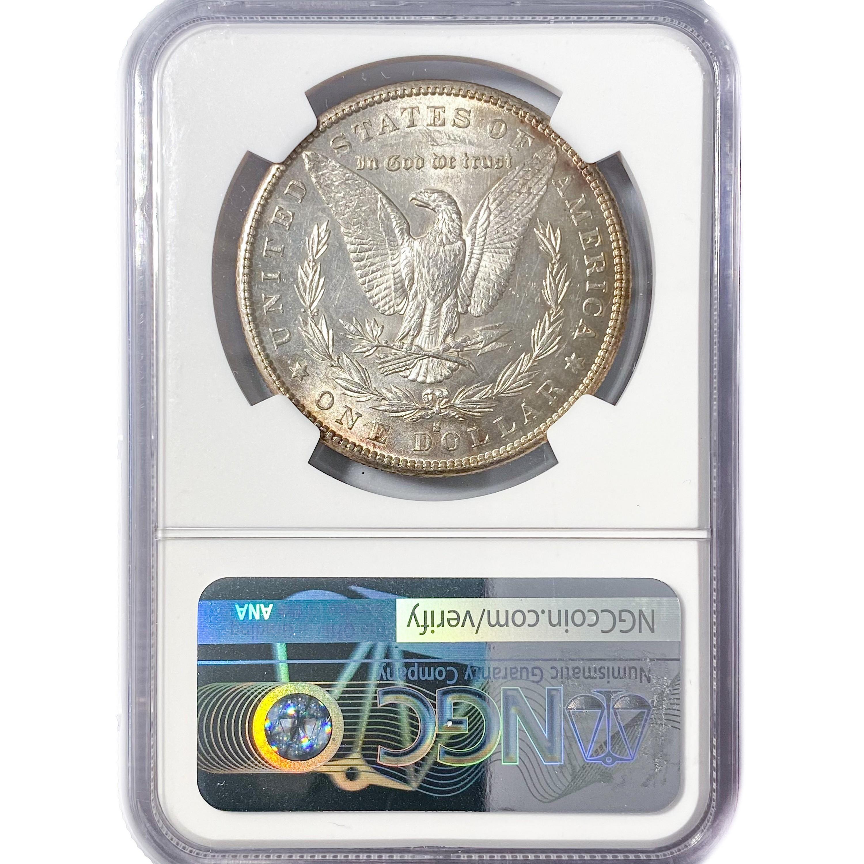 1883-S Morgan Silver Dollar NGC MS61