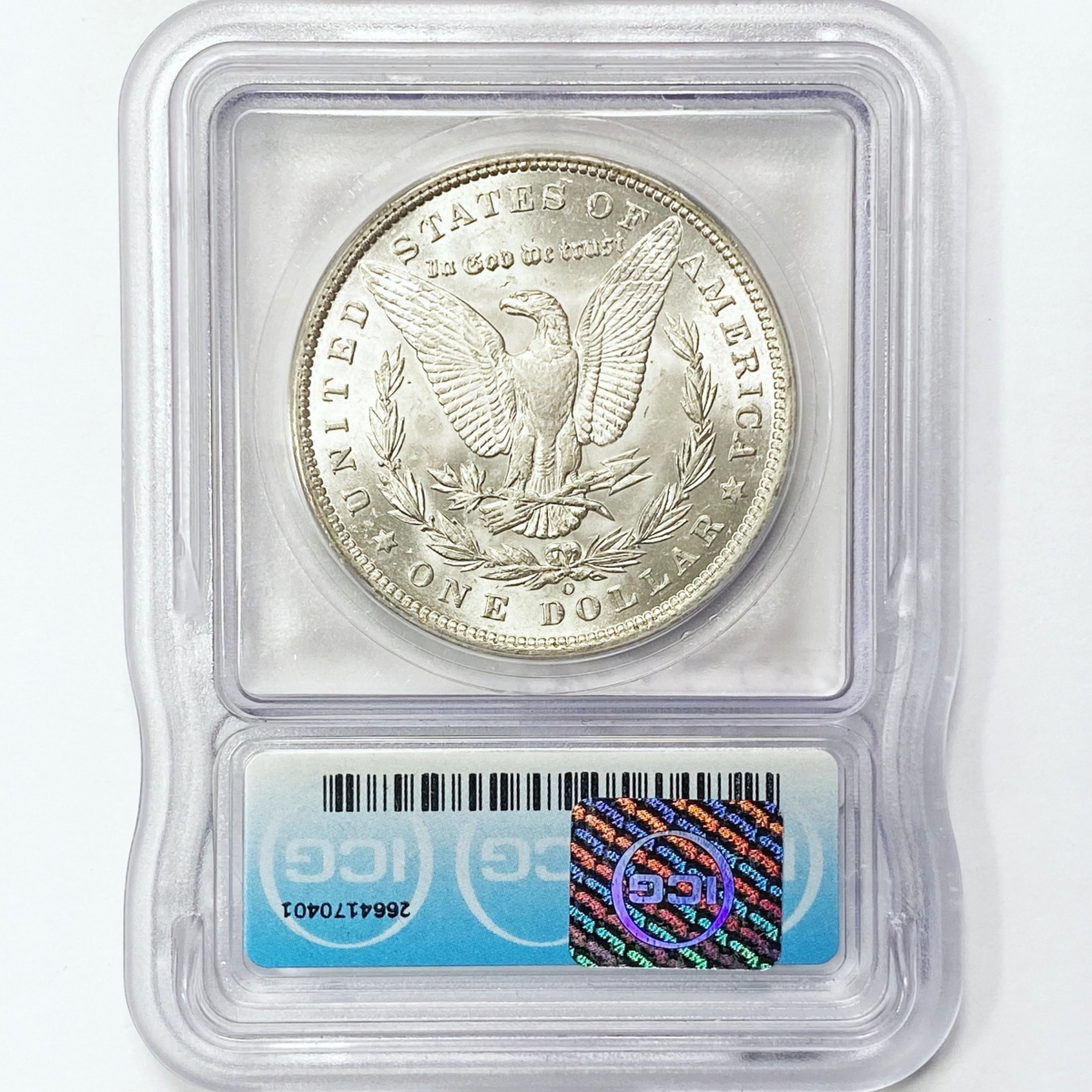 1892-O Morgan Silver Dollar ICG MS61 VAM-2