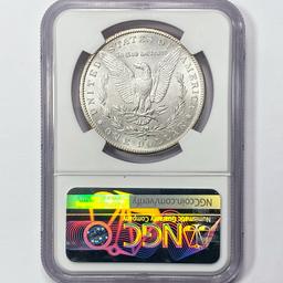 1885-S Morgan Silver Dollar NGC AU58