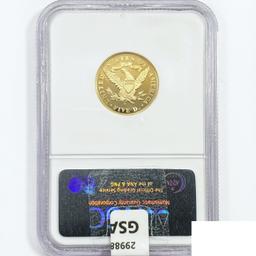 2006-S $5 0.29oz San Francisco Gold NGC PF70 UC