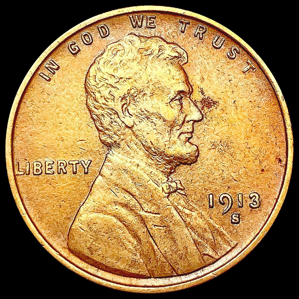 1913-S Wheat Cent UNCIRCULATED