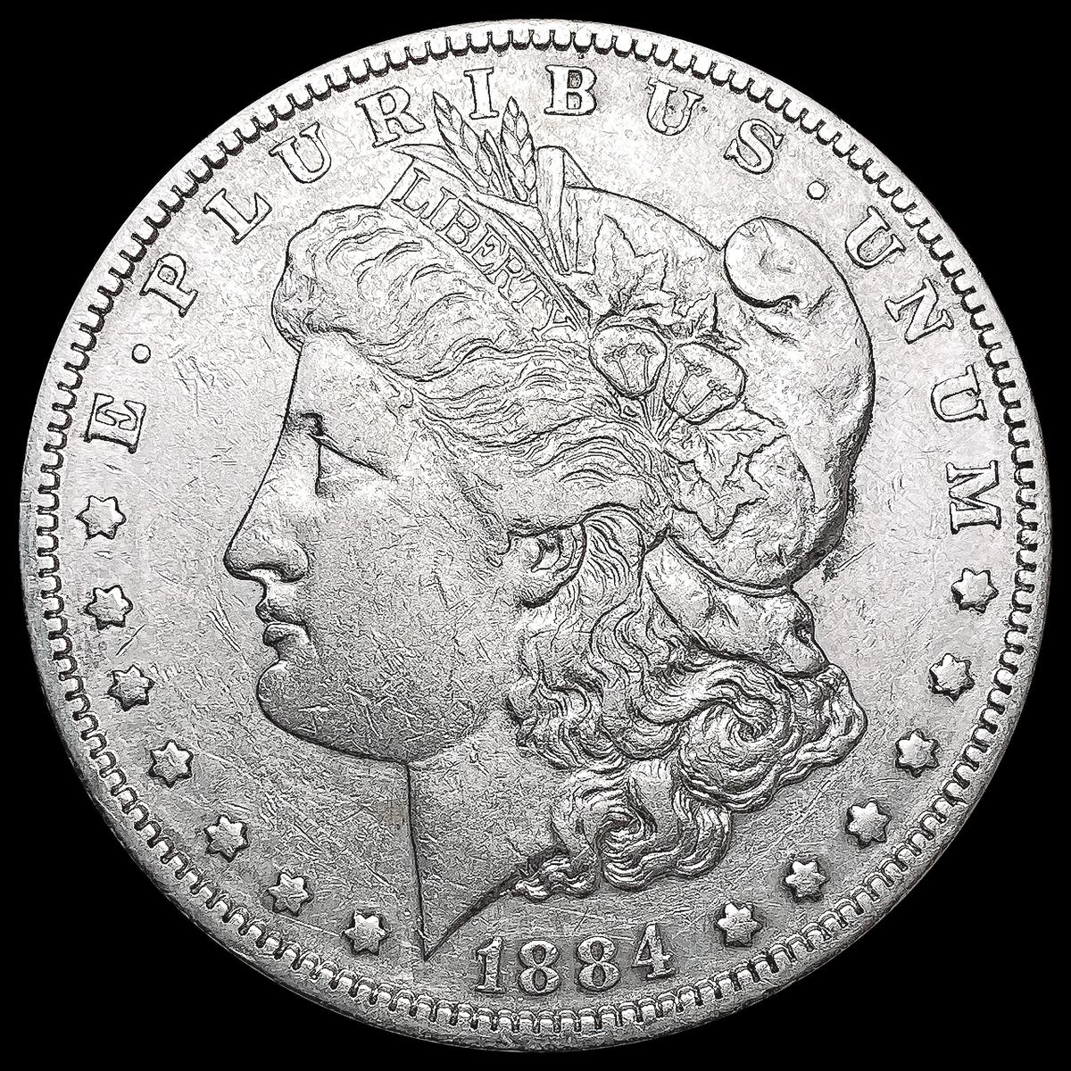 1884-S Morgan Silver Dollar NEARLY UNCIRCULATED