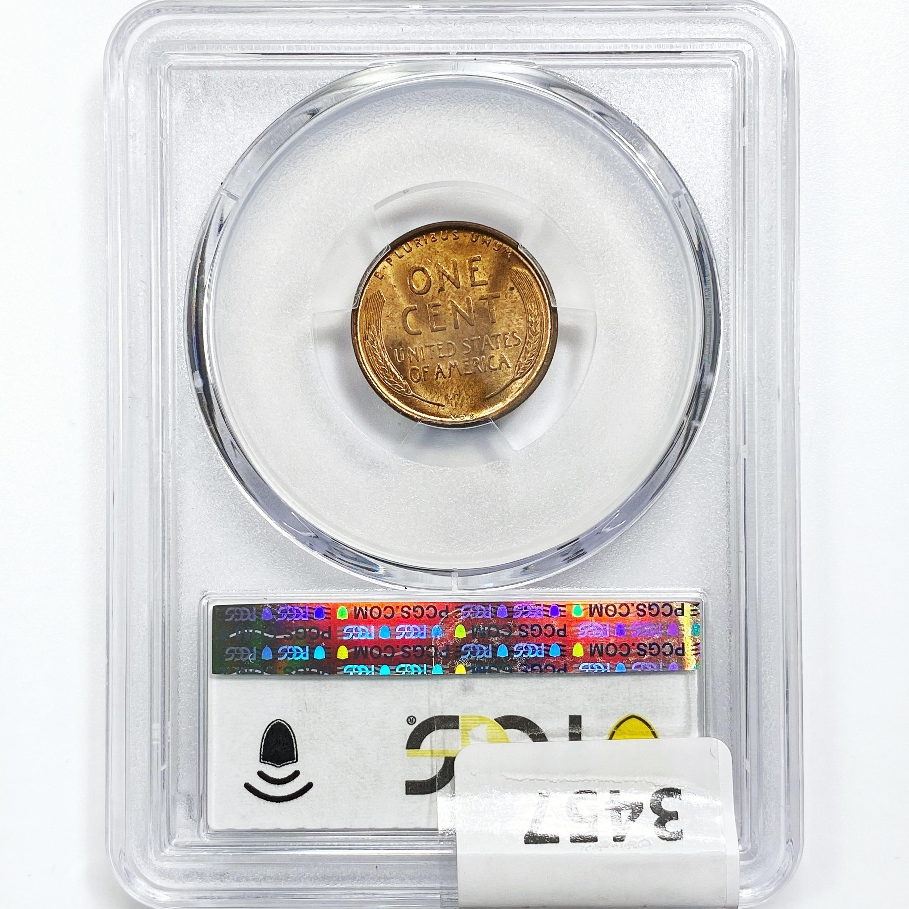 1909 VDB Wheat Cent PCGS MS65 RB