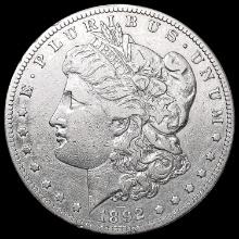 1892-S Morgan Silver Dollar ABOUT UNCIRCULATED