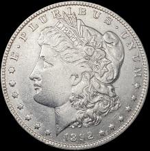 1892-O Morgan Silver Dollar ABOUT UNCIRCULATED