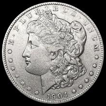 1904-S Morgan Silver Dollar NEARLY UNCIRCULATED