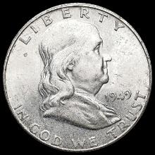 1949-S Franklin Half Dollar CHOICE BU
