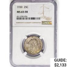 1930 Standing Liberty Quarter NGC MS65 FH