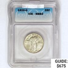 1926-D Standing Liberty Quarter ICG MS62