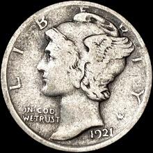 1921 Mercury Dime NICELY CIRCULATED