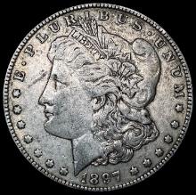 1897-O Morgan Silver Dollar ABOUT UNCIRCULATED