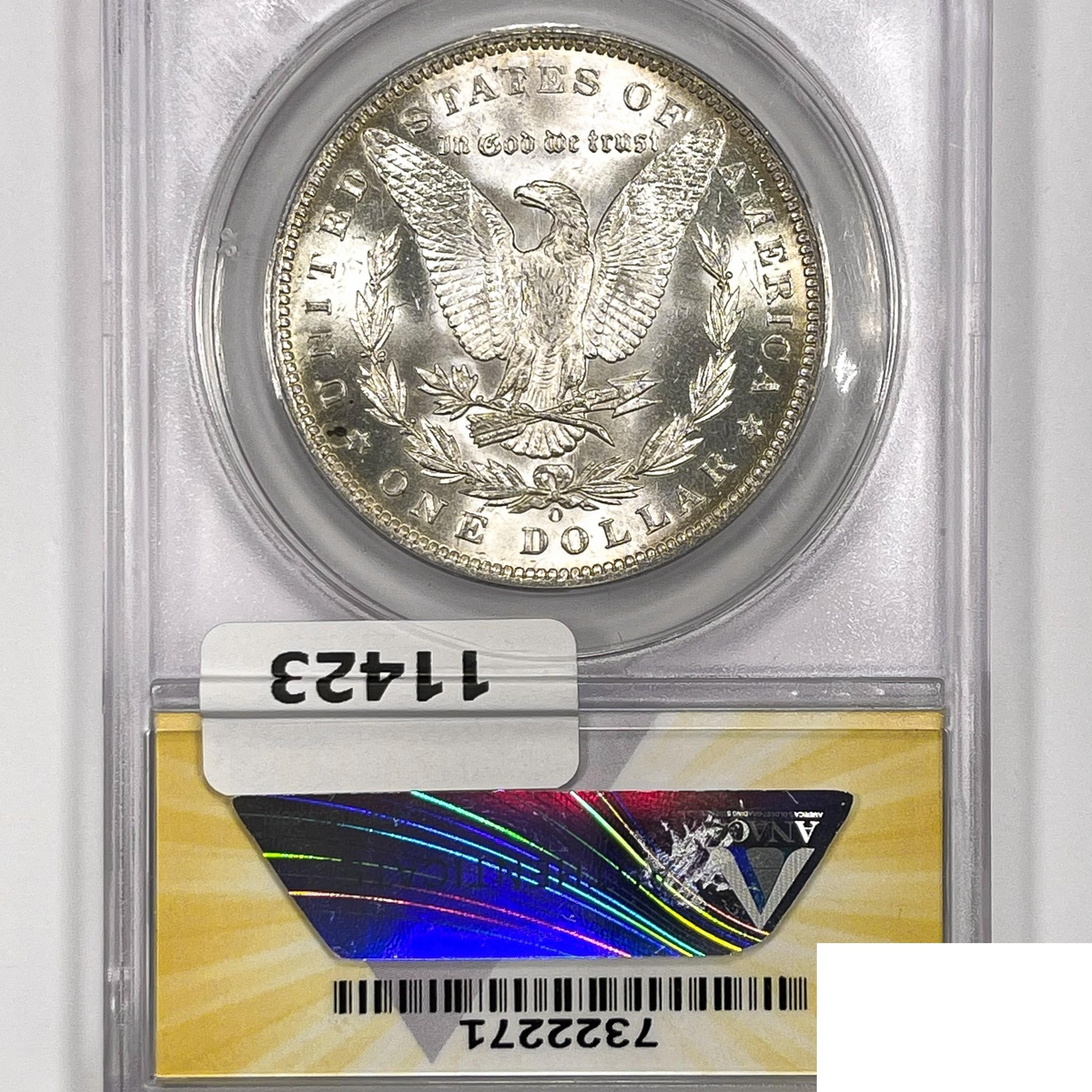 1888-O Morgan Silver Dollar ANACS MS62