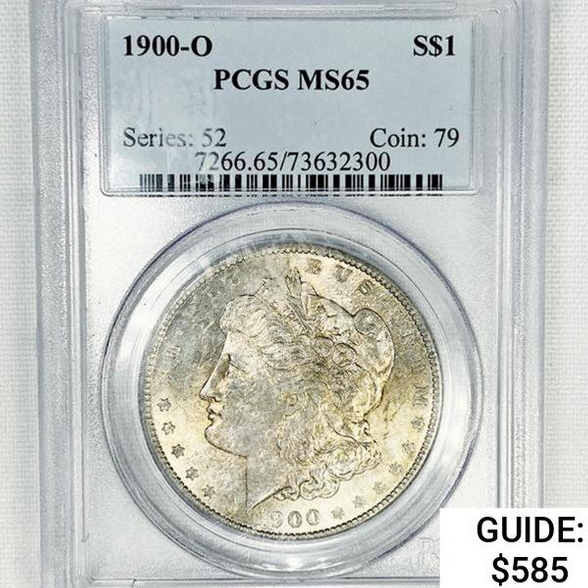 1900-O Morgan Silver Dollar PCGS MS65