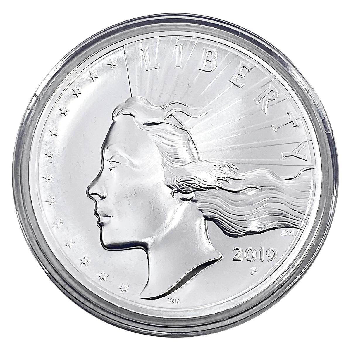 2019 American Liberty High Relief Silver Medal 2.5