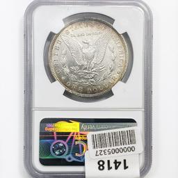1878 7TF Morgan Silver Dollar NGC AU55 Rev 79
