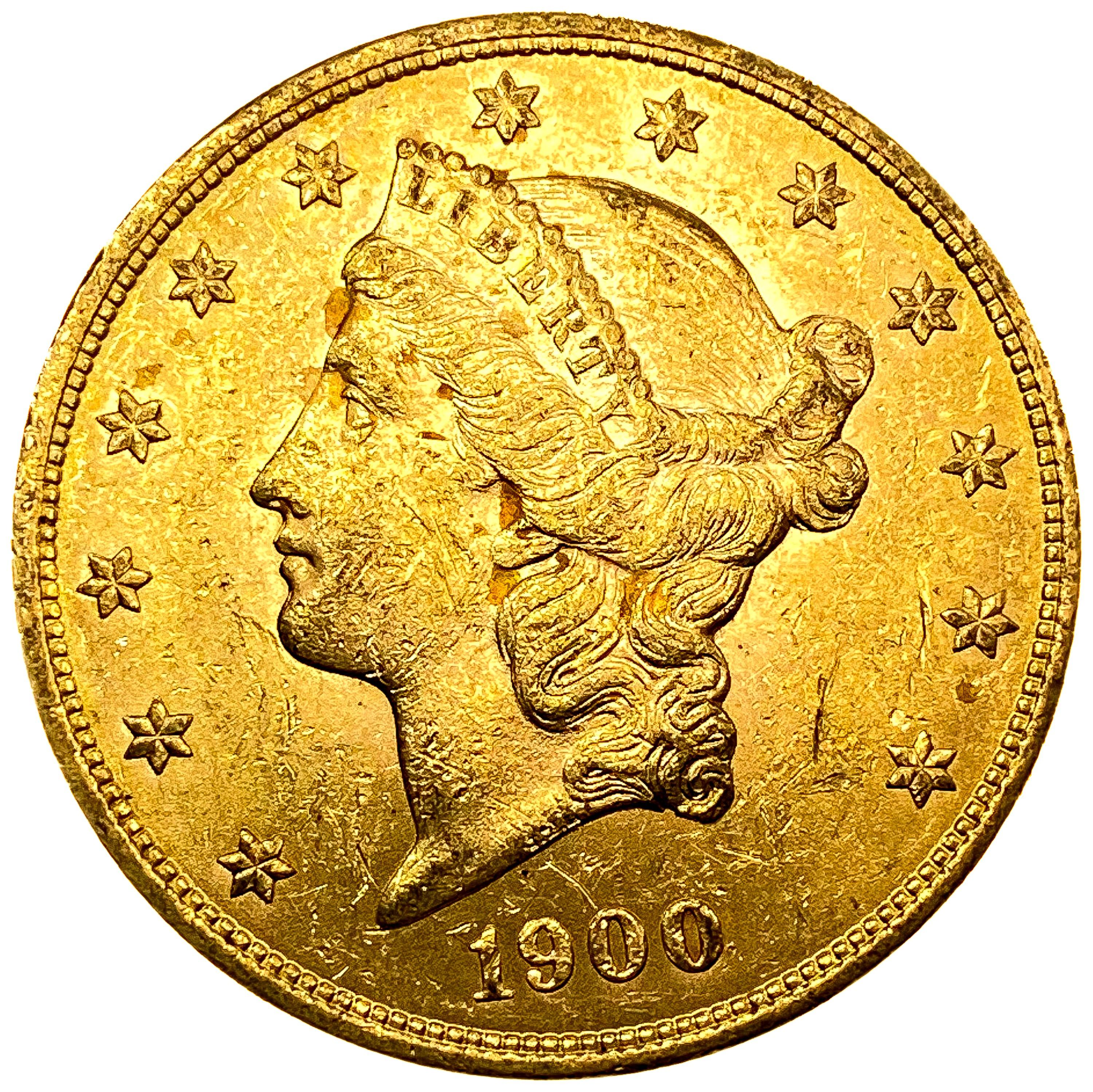 1900 $20 Gold Double Eagle