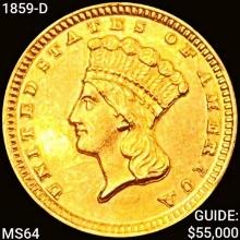 1859-D Rare Gold Dollar