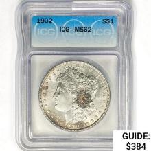 1902 Morgan Silver Dollar ICG MS62