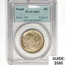 1926 Sesquicentennial Half Dollar PCGS MS64