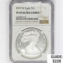 2019-W American Silver Eagle NGC PF69 UC