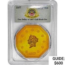 1857 .0529oz. Gold Dust PCGS  Gold Rush