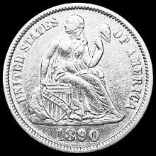 1890 Seated Liberty Dime CHOICE BU