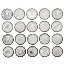 2011 Australia 1oz Silver Dollars [20 Coins]
