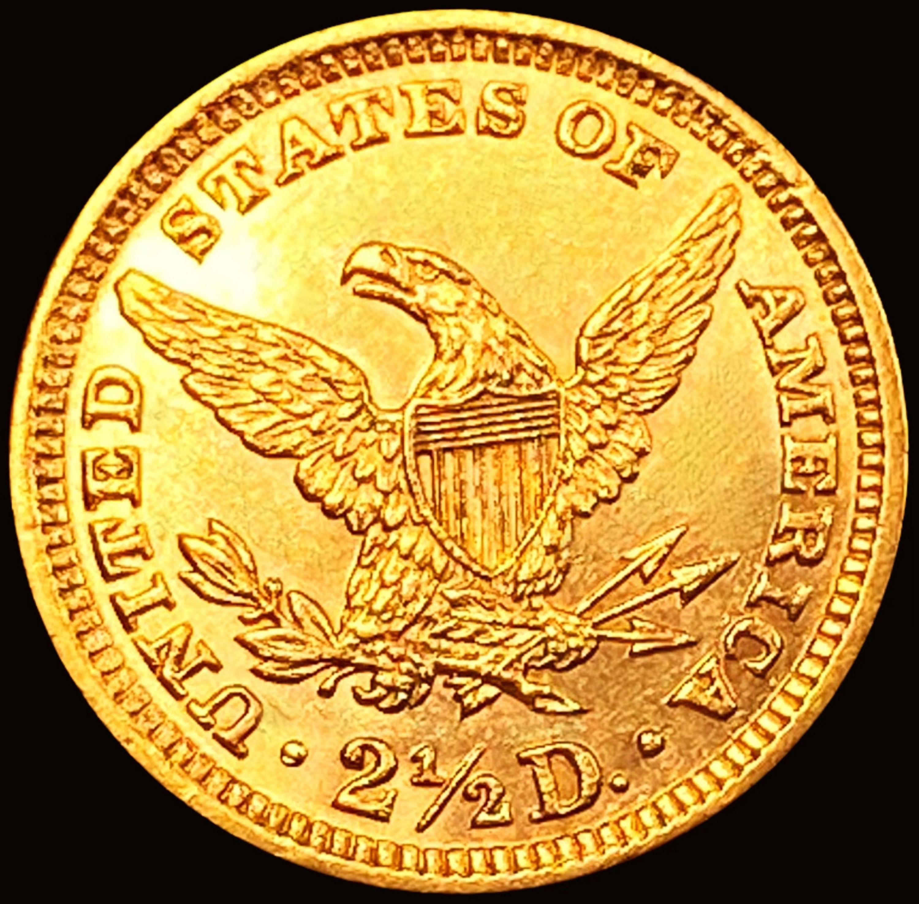 1887 $2.50 Gold Quarter Eagle CHOICE BU
