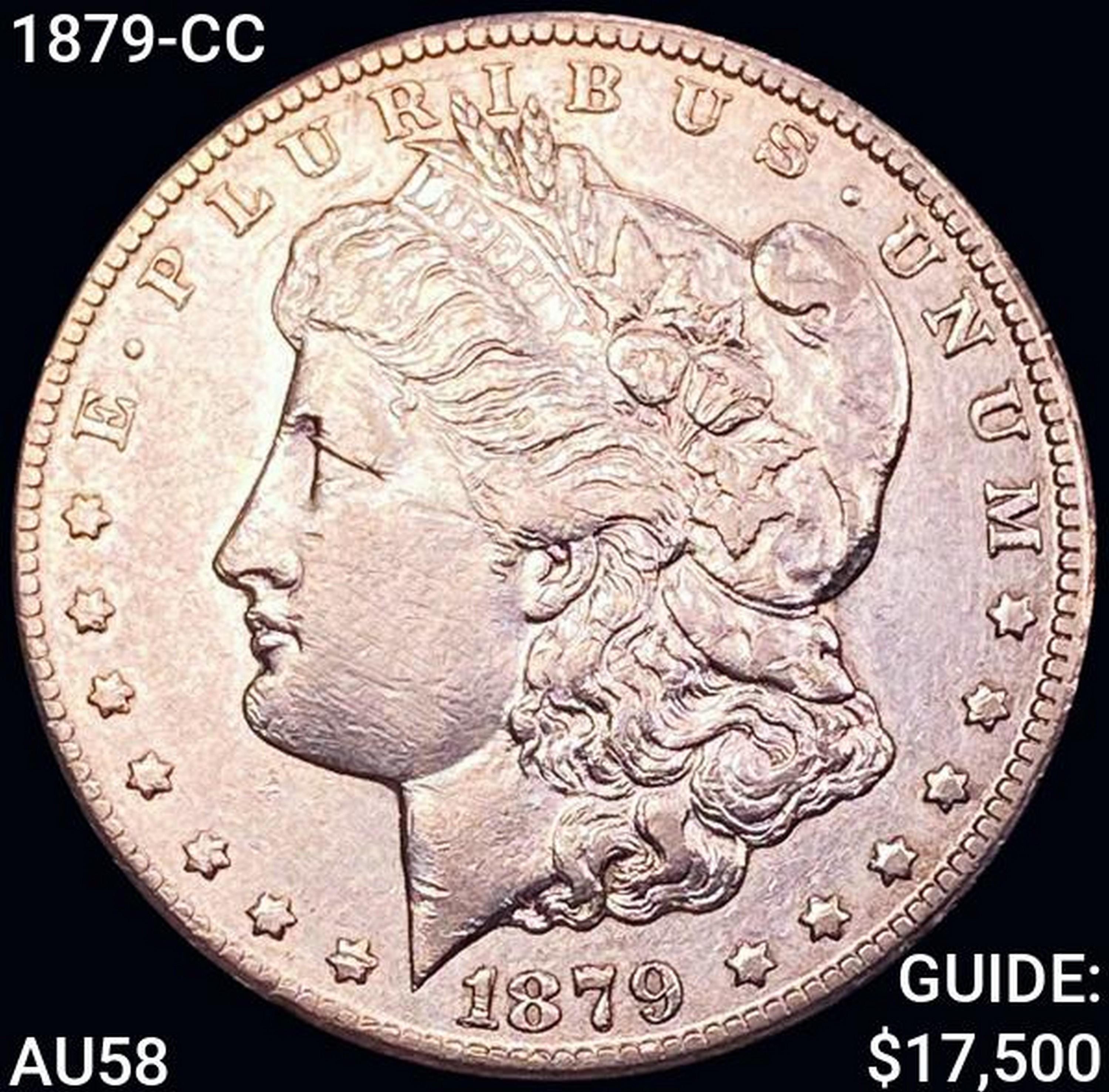 1879-CC Morgan Silver Dollar CHOICE AU