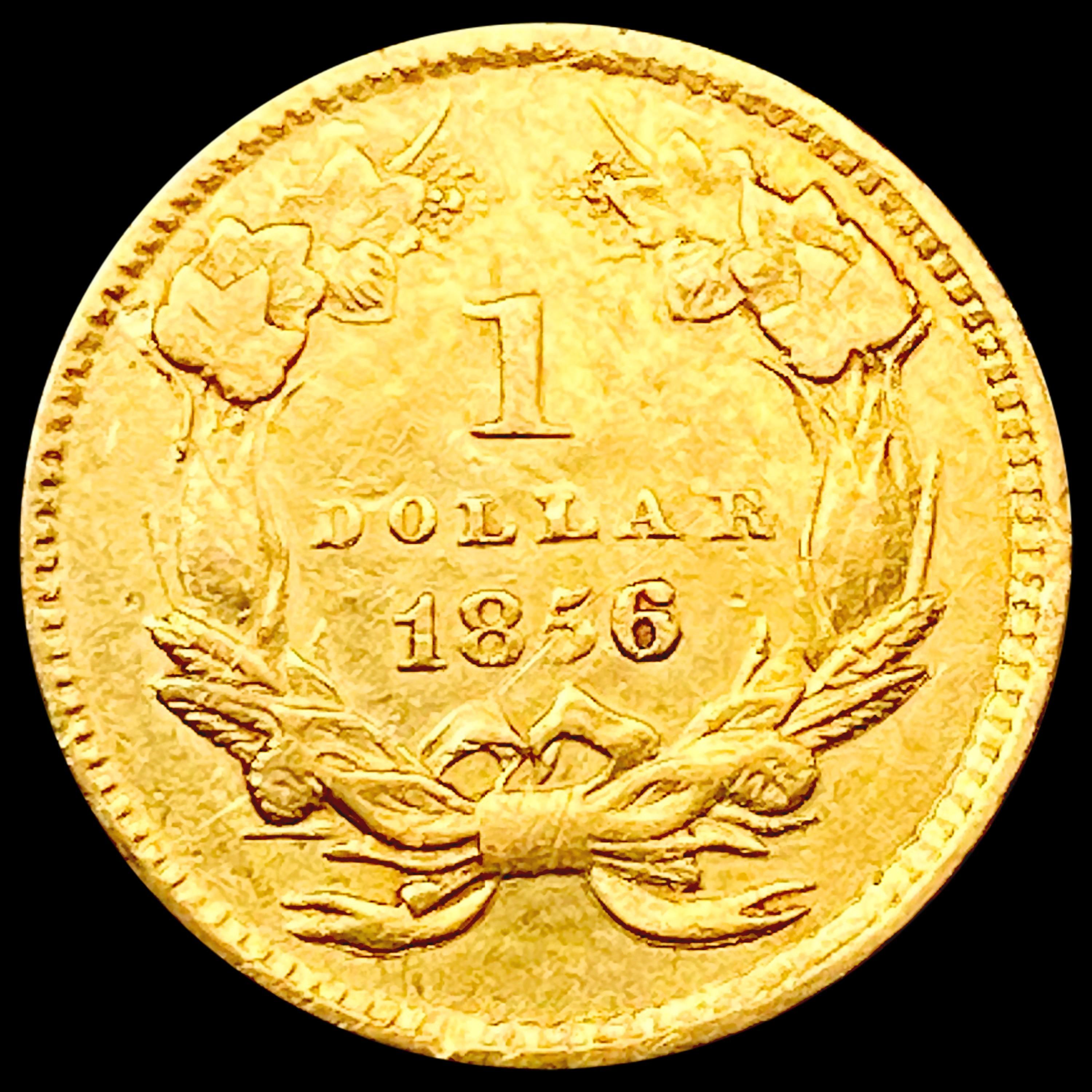 1856 Rare Gold Dollar CHOICE AU