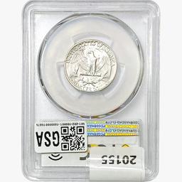 1942-S CAC Washington Silver Quarter PCGS MS67