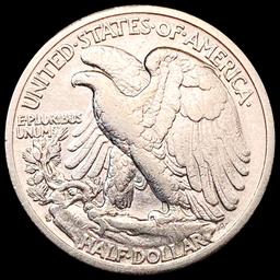 1929-S Walking Liberty Half Dollar CHOICE AU