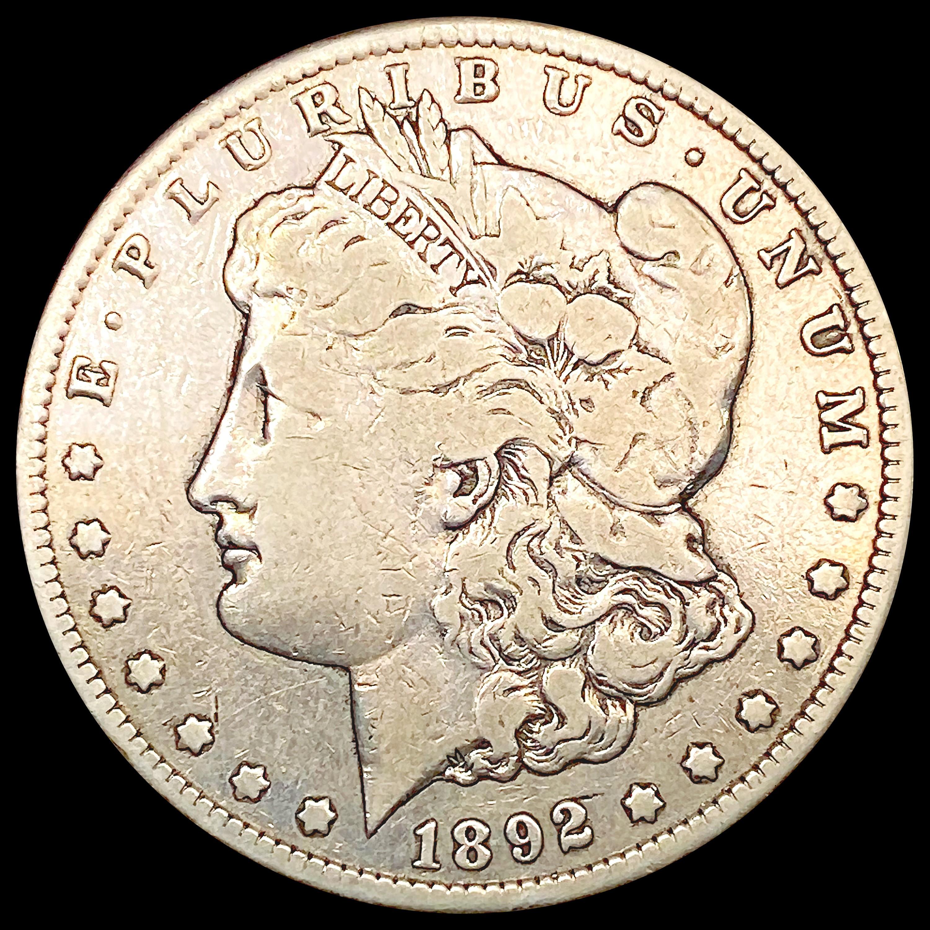 1892-S Morgan Silver Dollar CLOSELY UNCIRCULATED