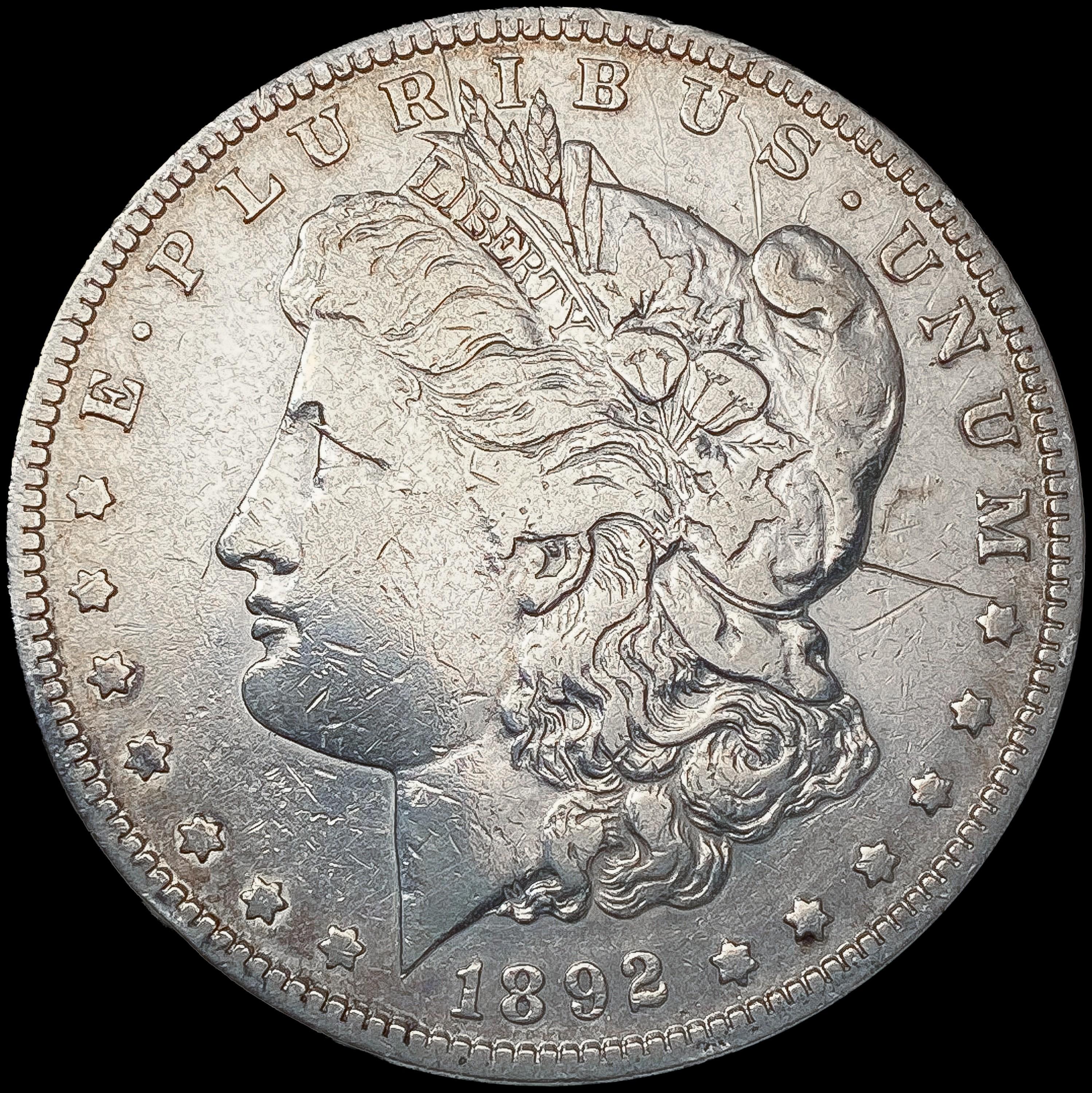 1892-S Morgan Silver Dollar LIGHTLY CIRCULATED