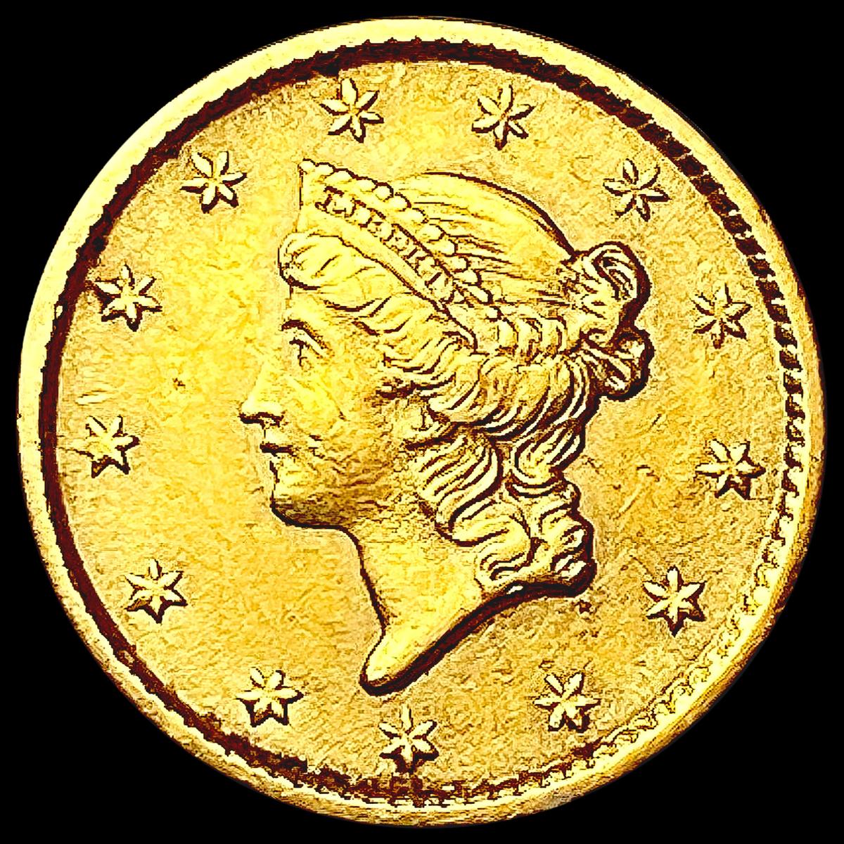 1853 Rare Gold Dollar CLOSELY UNCIRCULATED