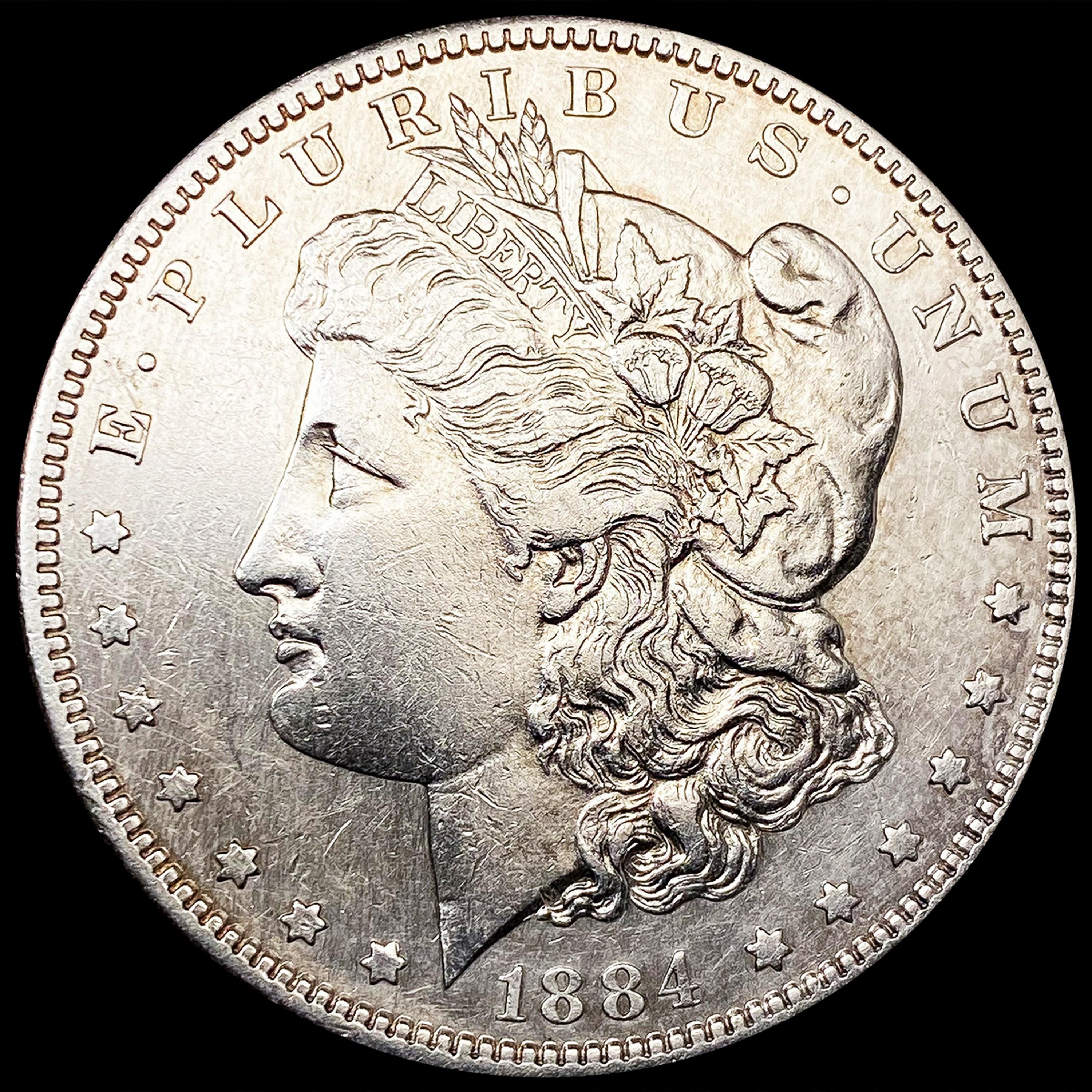 1884-S Morgan Silver Dollar CLOSELY UNCIRCULATED