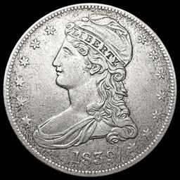 1839 Capped Bust Half Dollar CHOICE AU