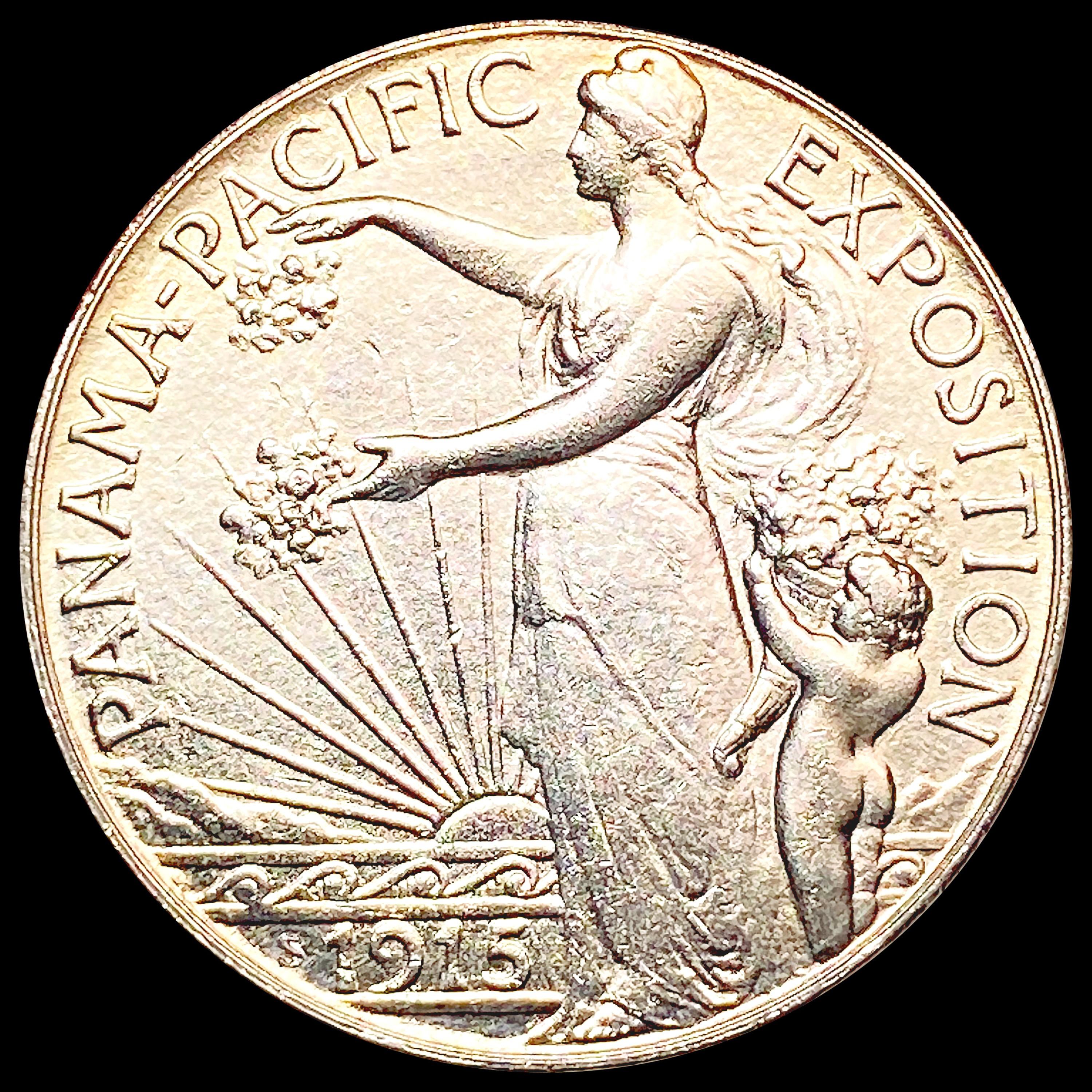 1915-S Panama-Pacific Half Dollar CHOICE AU