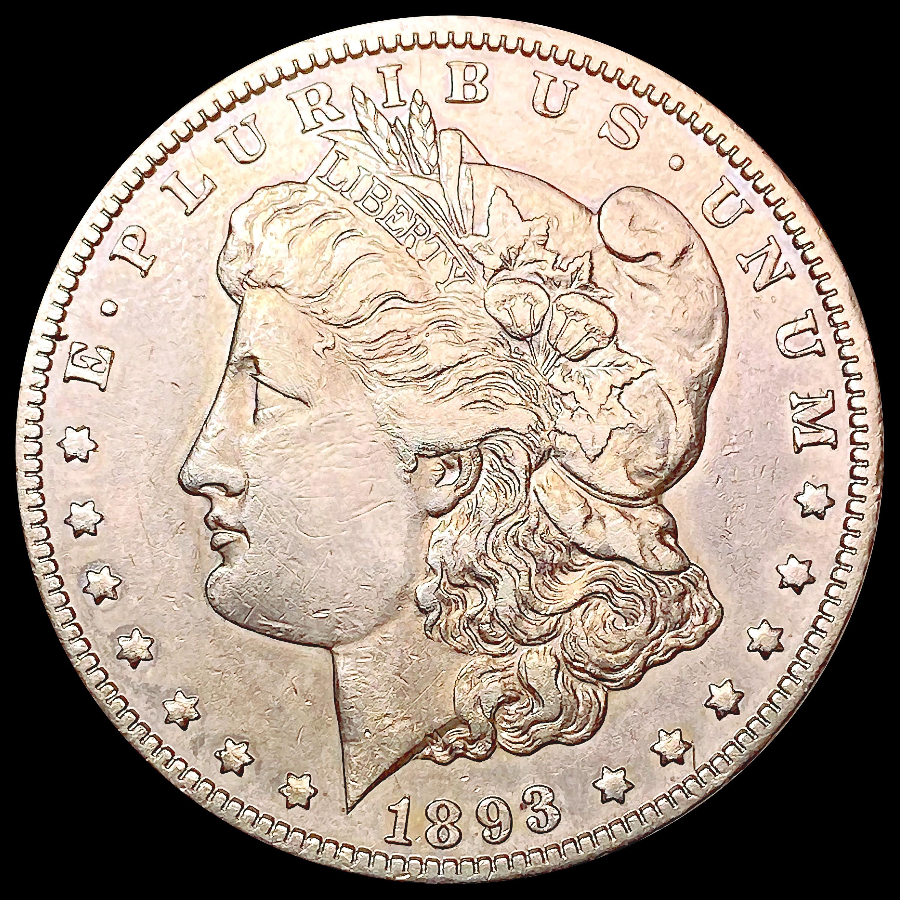 1893-O Morgan Silver Dollar NEARLY UNCIRCULATED