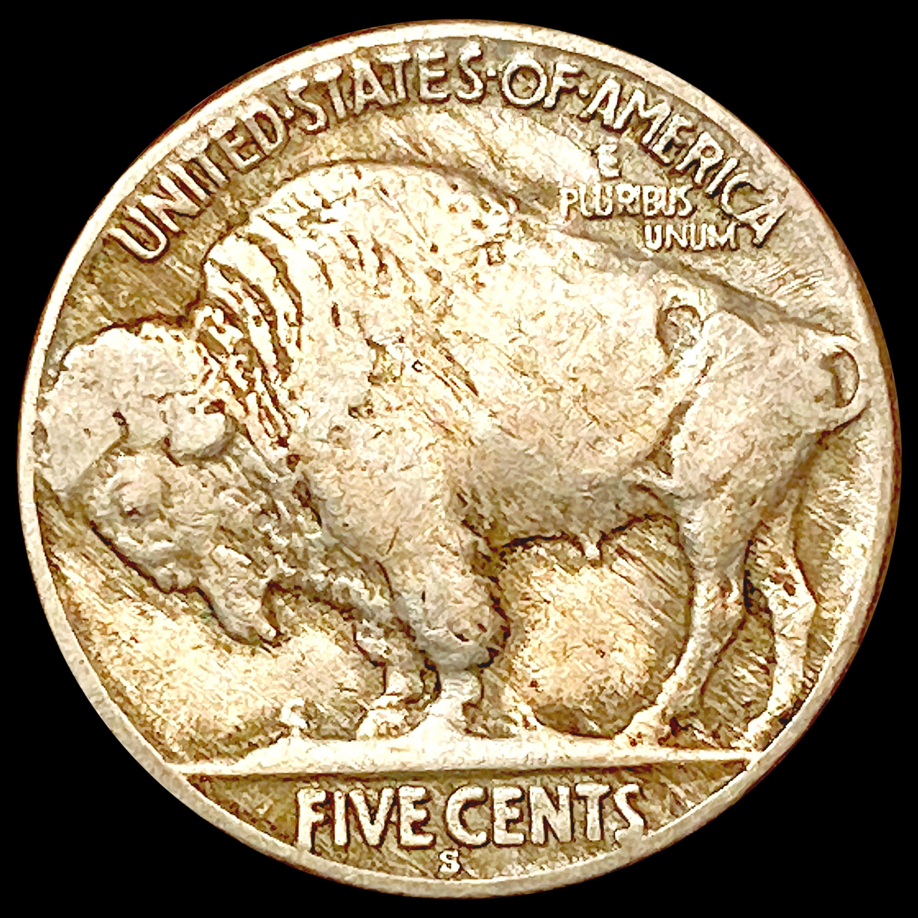 1921-S Buffalo Nickel CLOSELY UNCIRCULATED