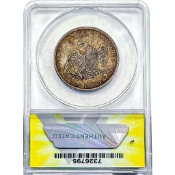 1837 Capped Bust Half Dollar ANACS EF40