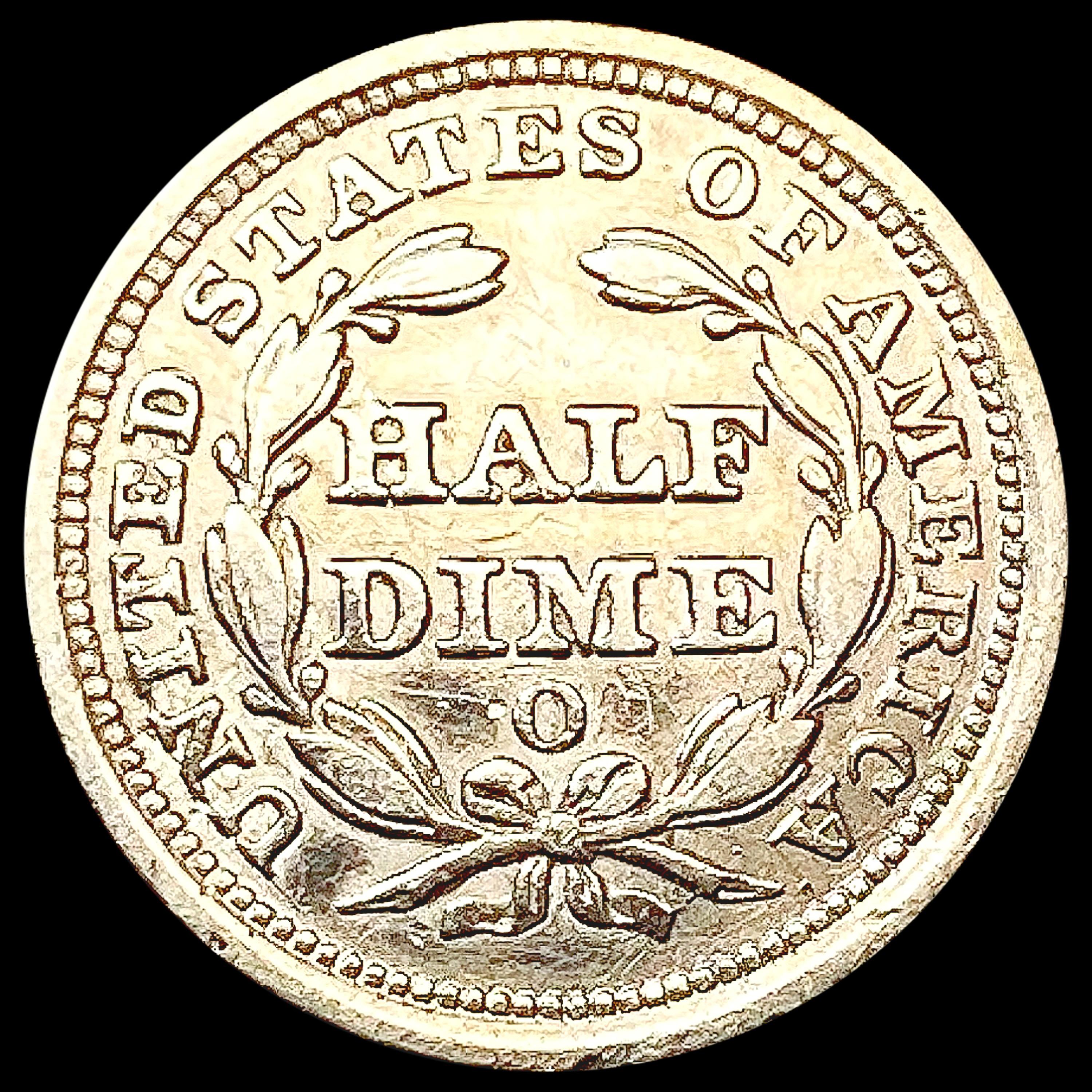 1856-O Seated Liberty Half Dime CLOSELY UNCIRCULAT