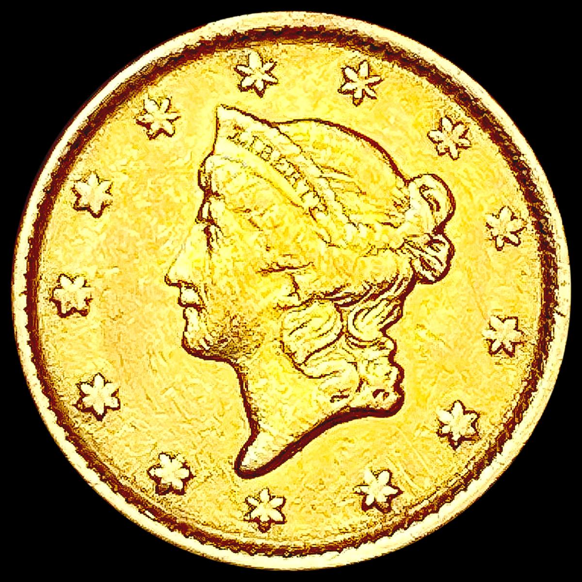 1853 Rare Gold Dollar CLOSELY UNCIRCULATED