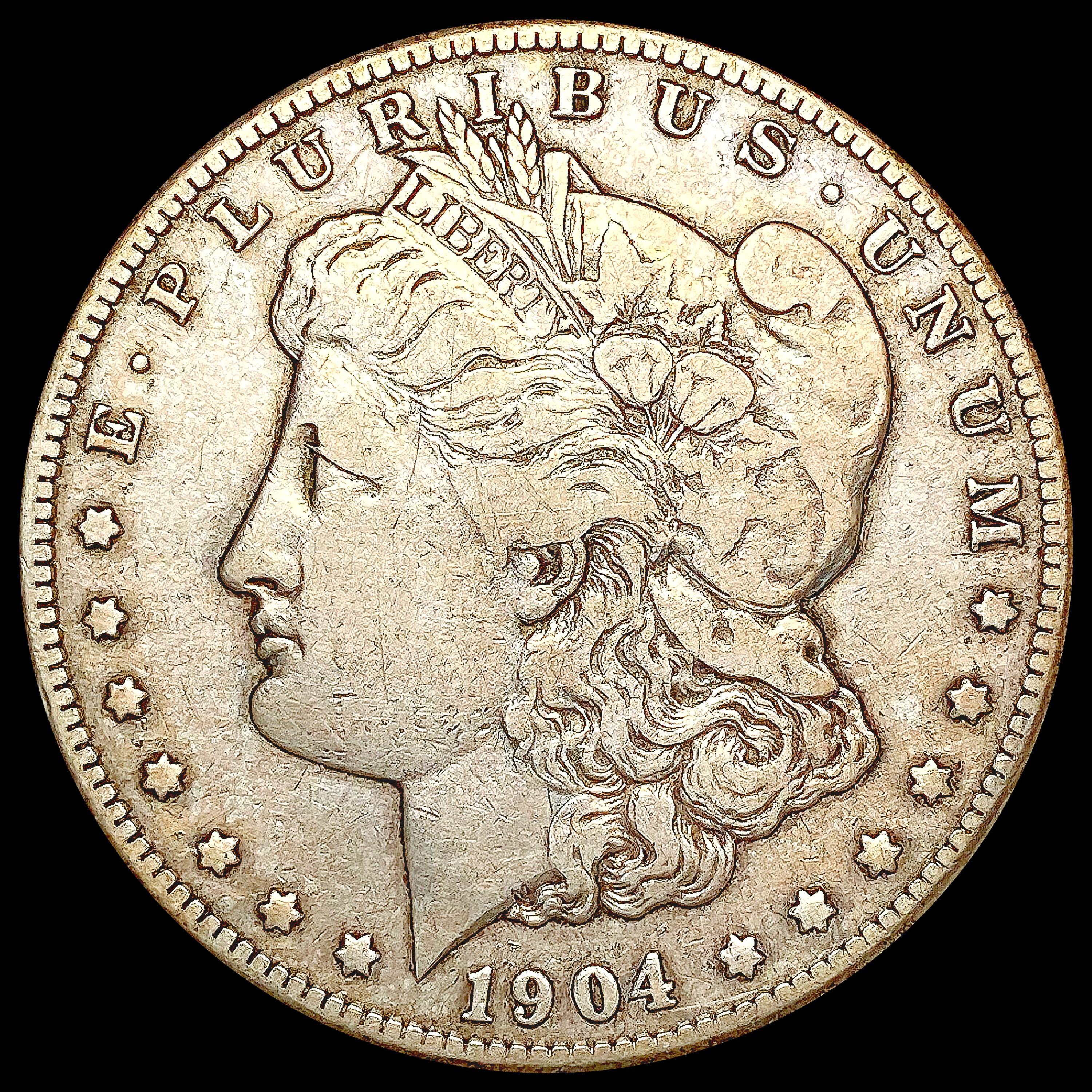 1904-S Morgan Silver Dollar LIGHTLY CIRCULATED