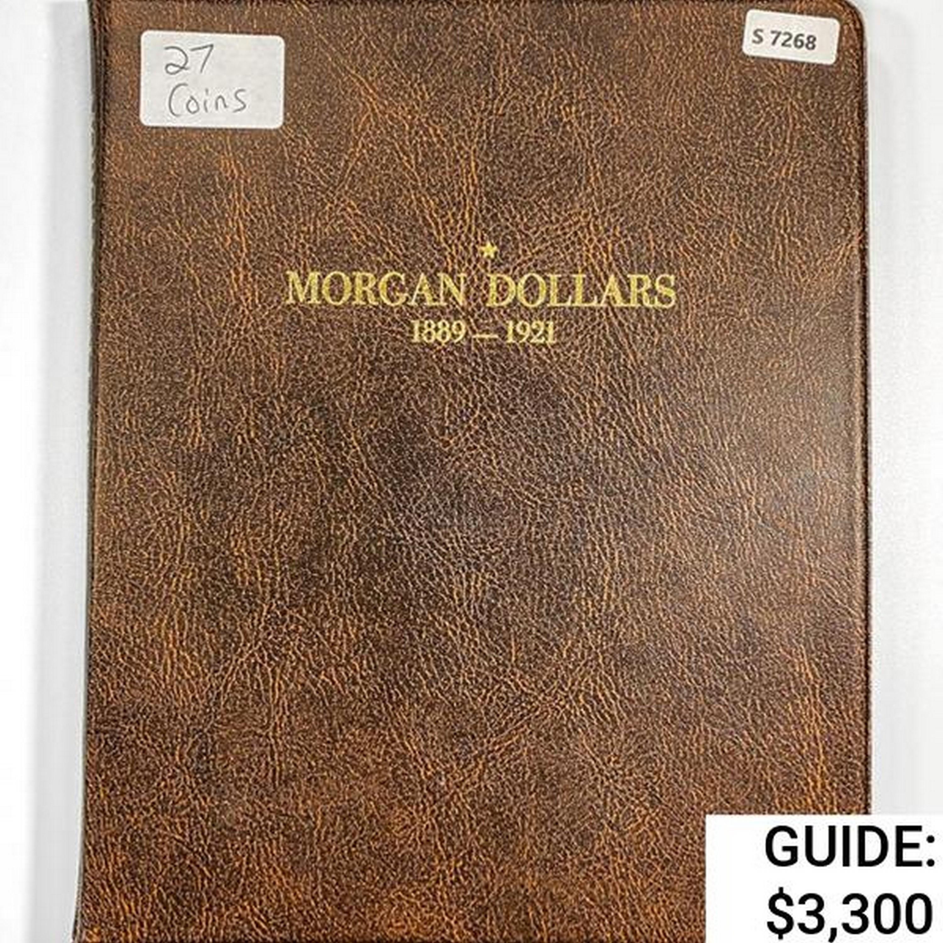 1889-1897 Morgan Dollar Book (27 Coins)