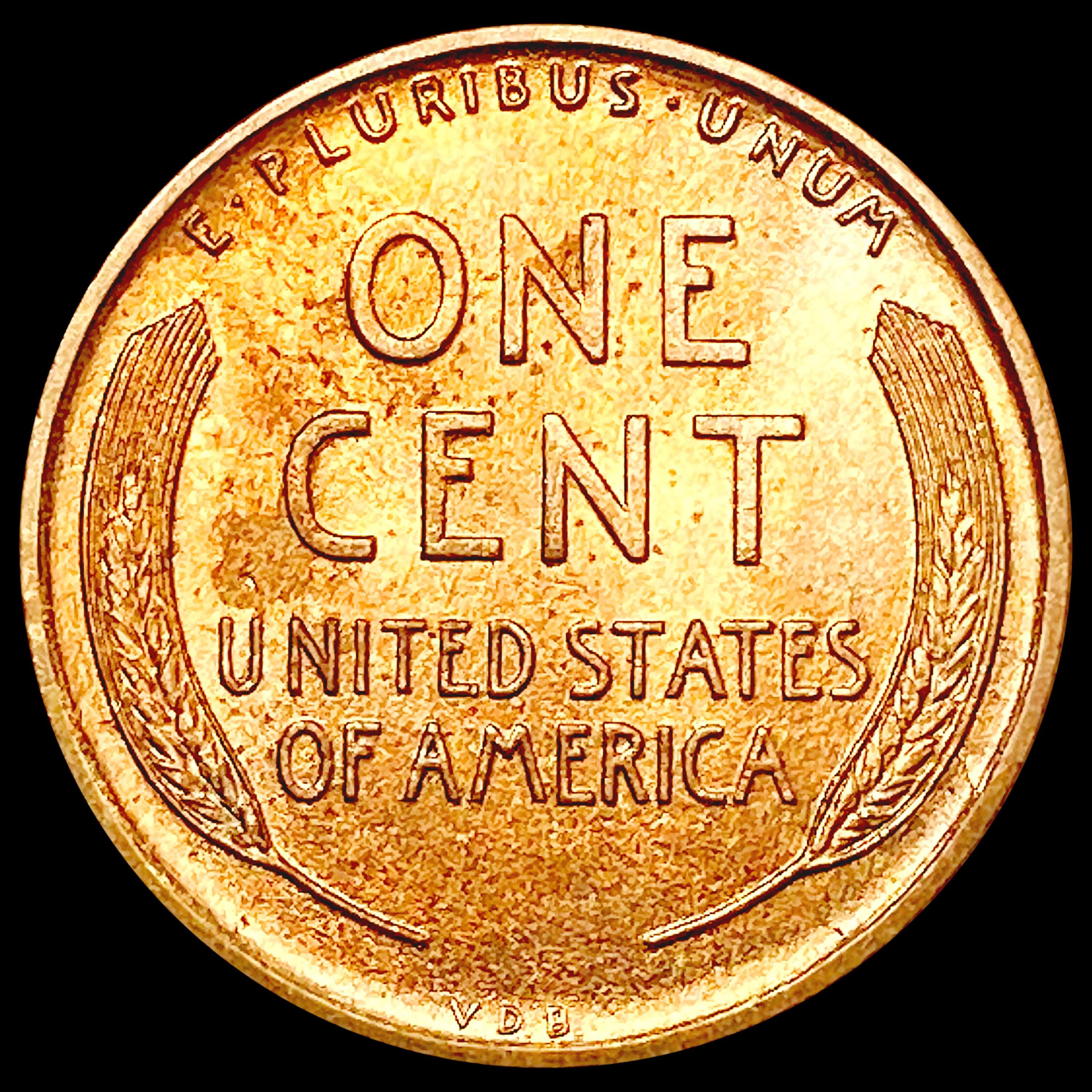 1909 VDB Wheat Cent UNCIRCULATED