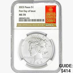 2023 Silver Peace Dollar NGC MS70