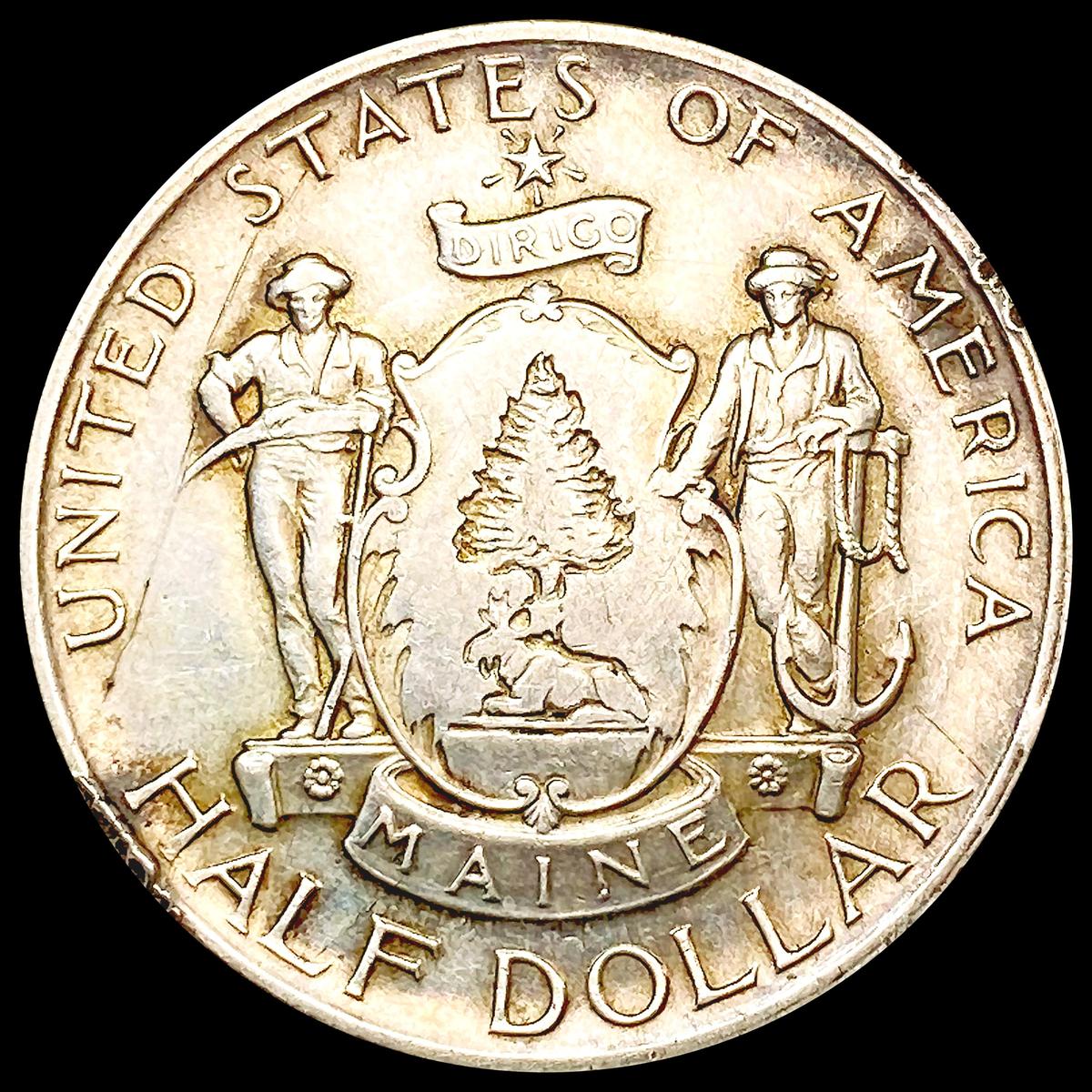 1920 Maine Half Dollar CLOSELY UNCIRCULATED